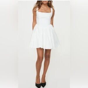 Hello Molly White Mini Dress